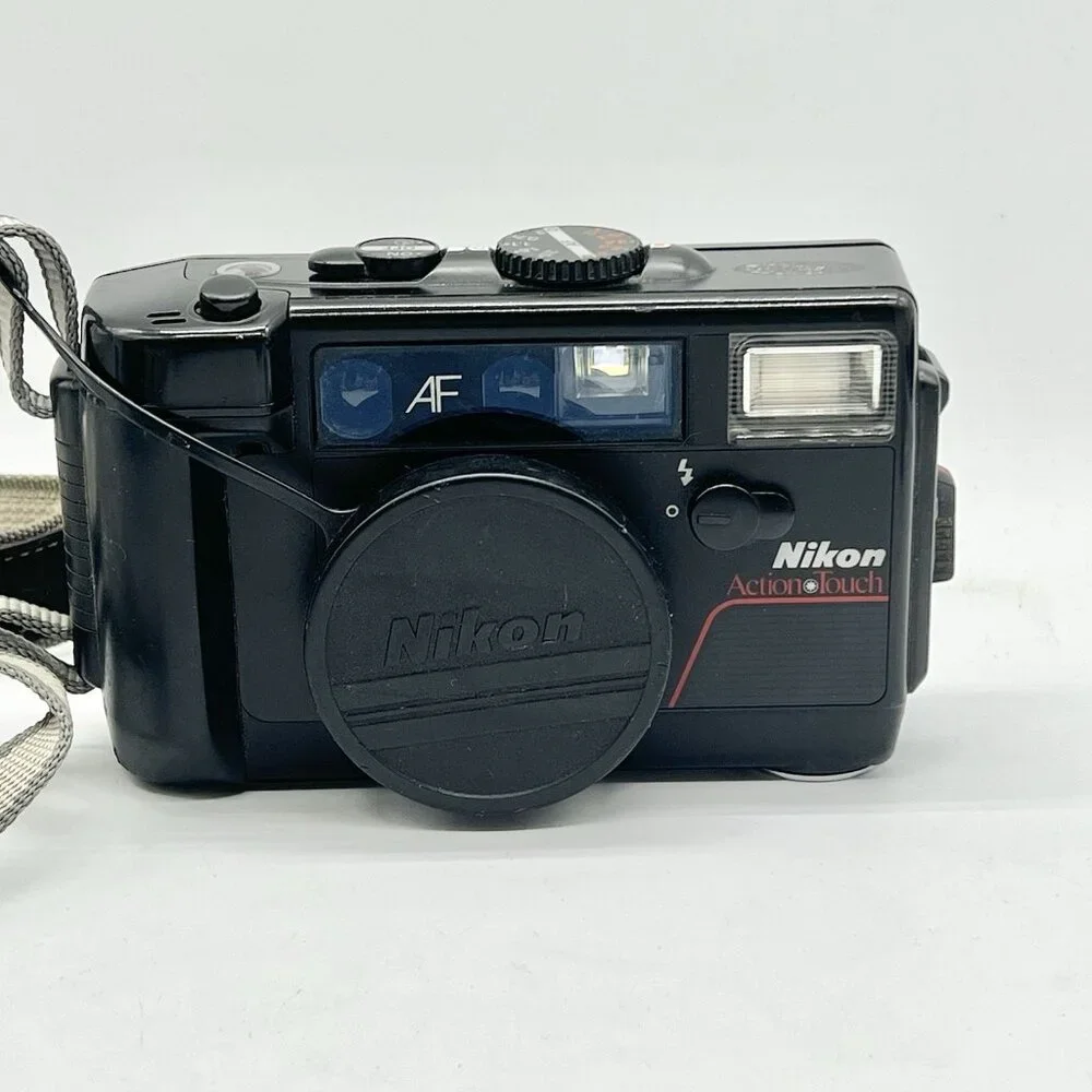 Vintage Nikon Action Touch Underwater Camera Waterproof PARTS REPAIR UNTESTED